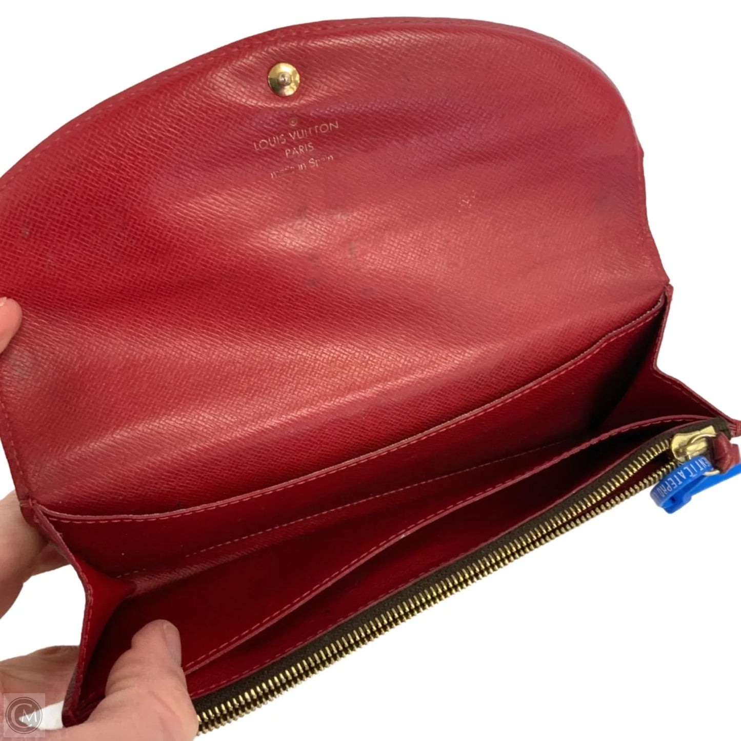 Wallet Luxury Designer By Louis Vuitton, Size: Medium