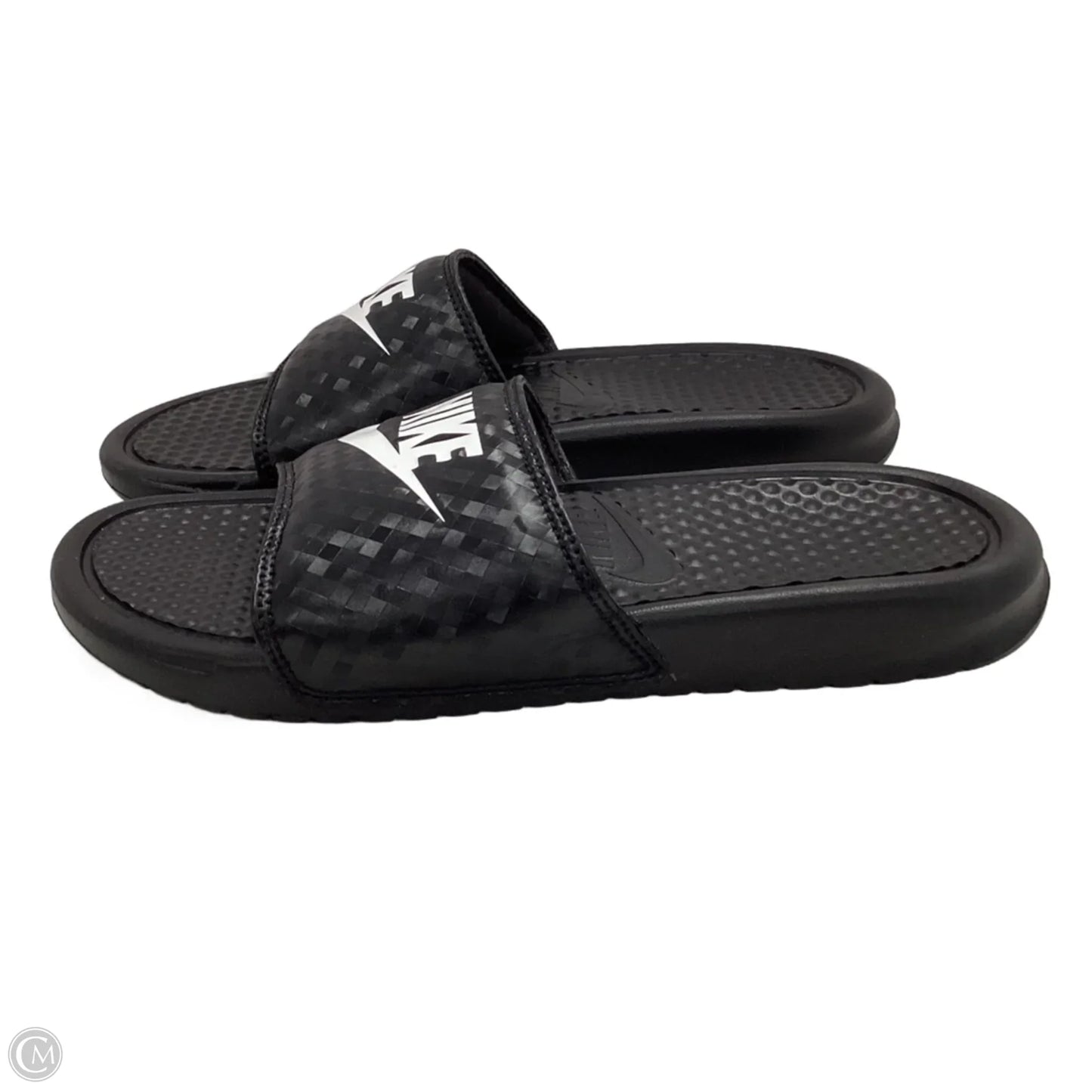 Sandals Flats By Nike In Black, Size: 8