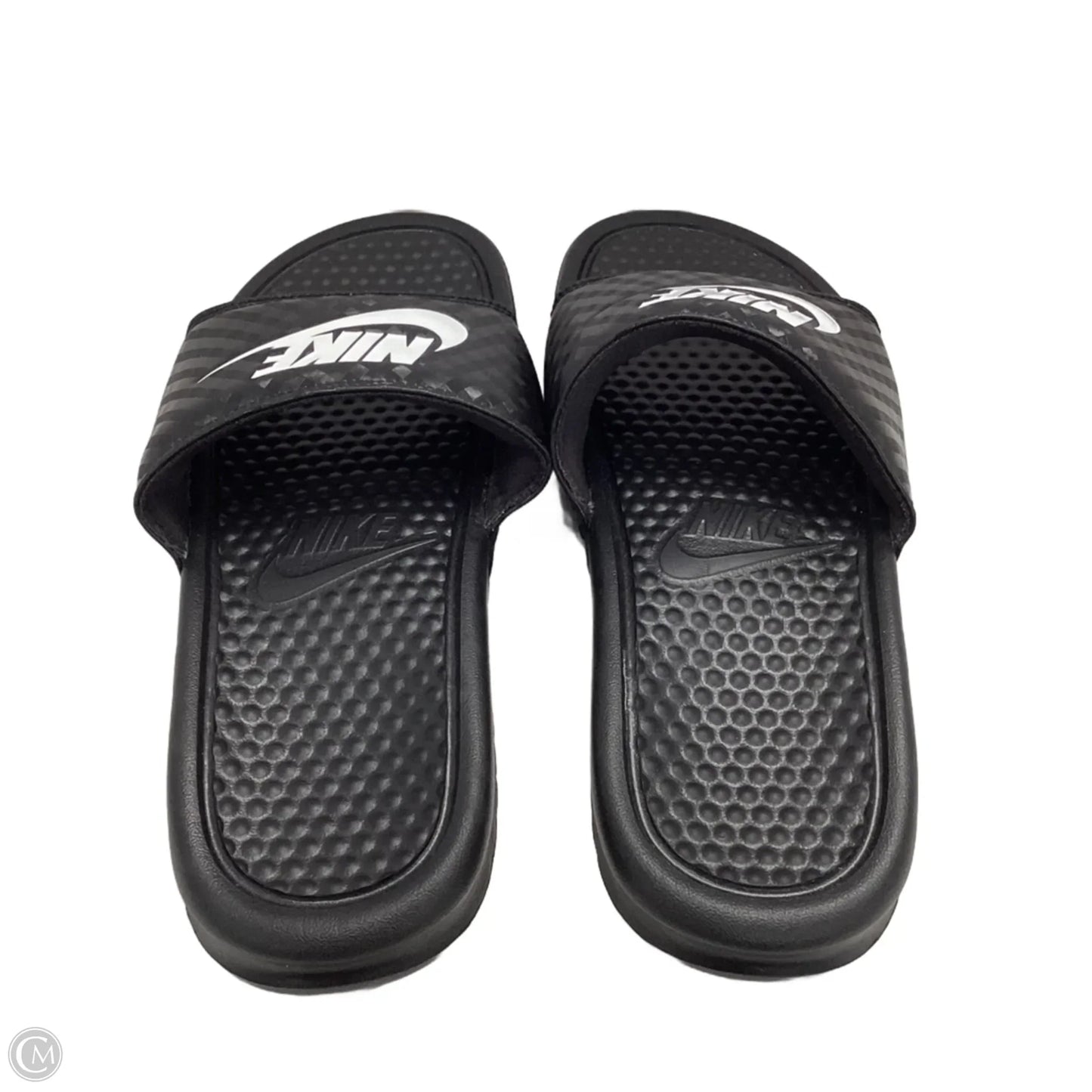 Sandals Flats By Nike In Black, Size: 8