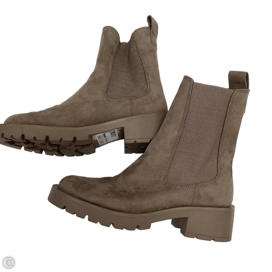 Boots Ankle Heels By H&m In Grey, Size: 5