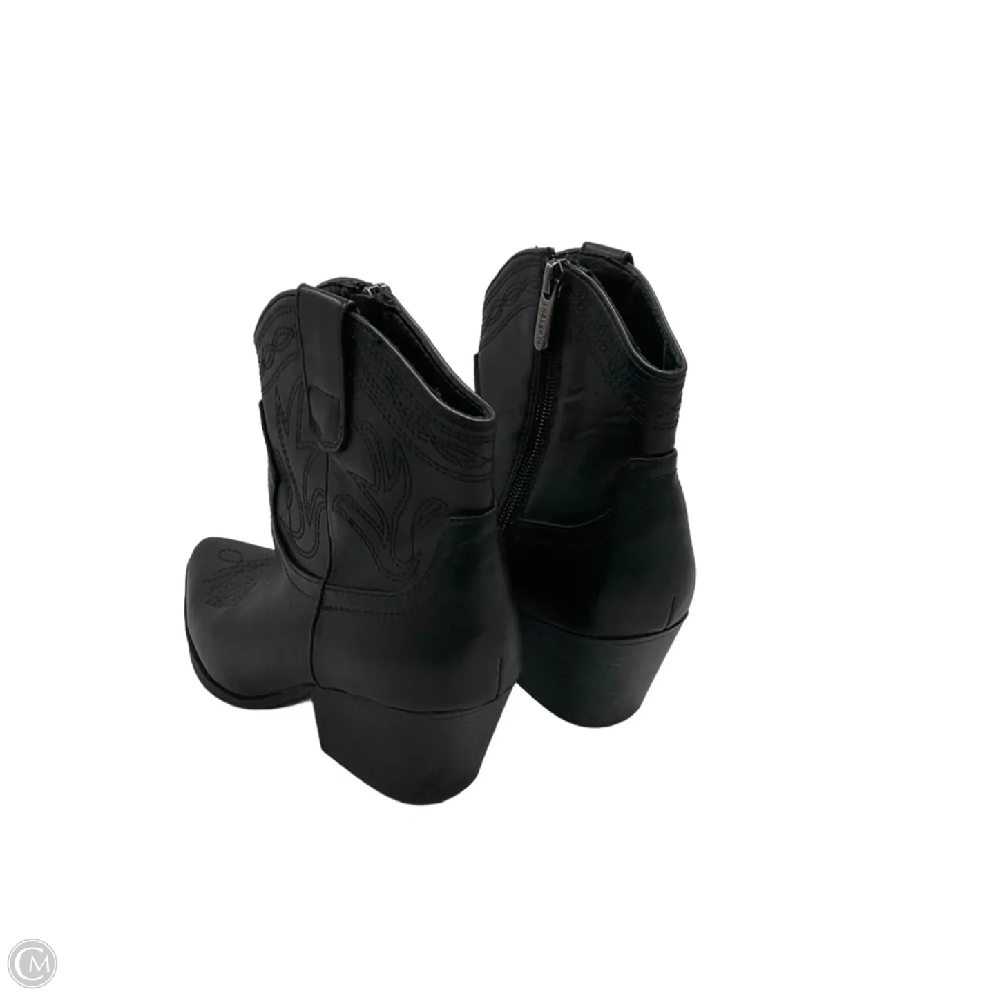 Boots Ankle Heels By Indigo Rd In Black, Size: 5.5
