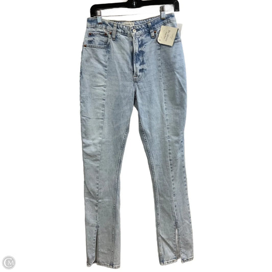 Jeans Skinny By Abercrombie And Fitch In Blue Denim, Size: 6