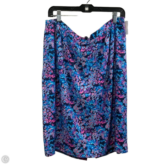 Skirt Midi By Boden In Blue, Size: 18