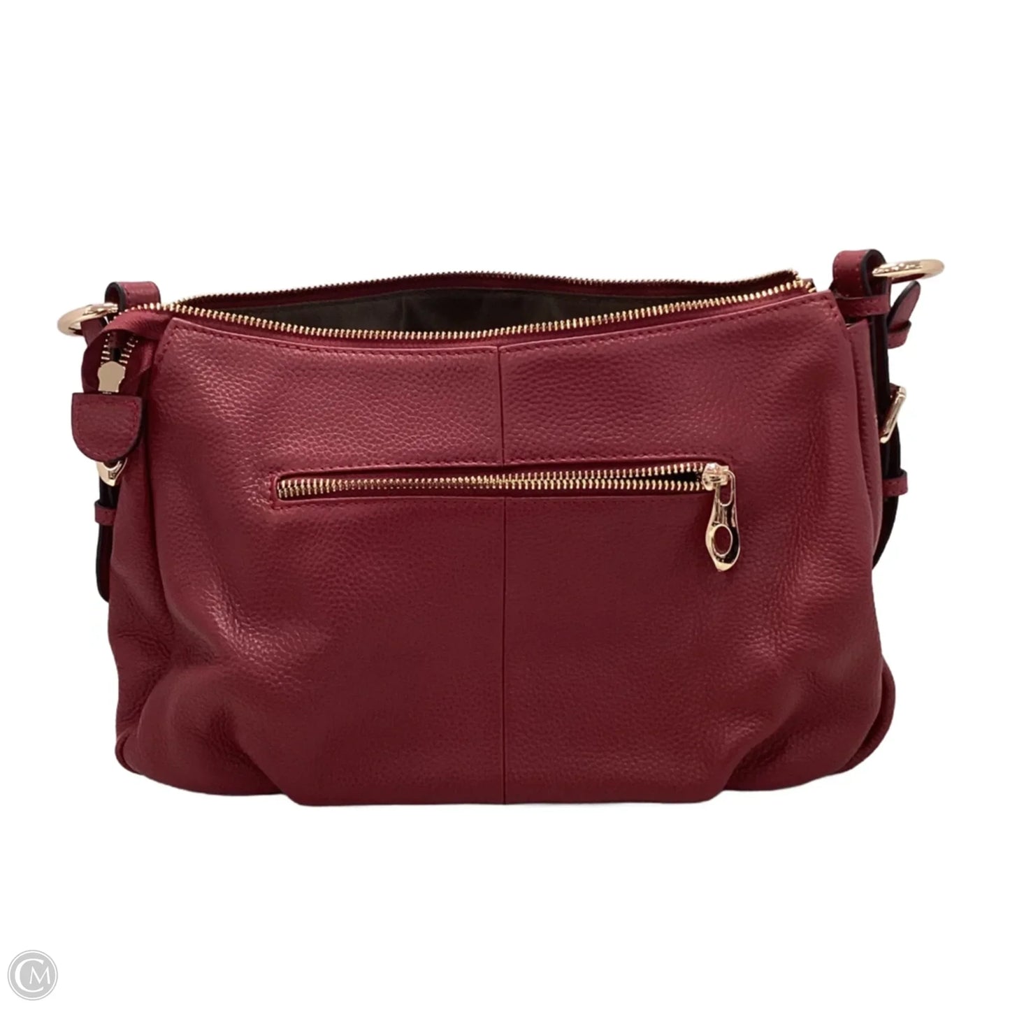 Handbag Leather By Kattee, Size: Medium