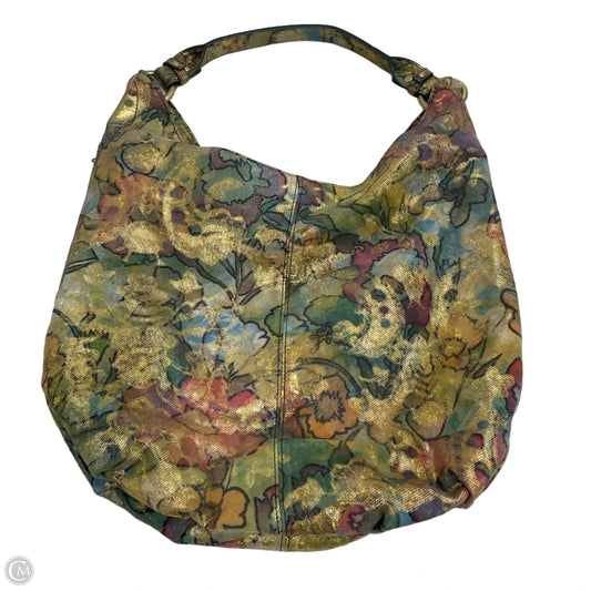 Handbag Leather By Hobo Intl, Size: Large