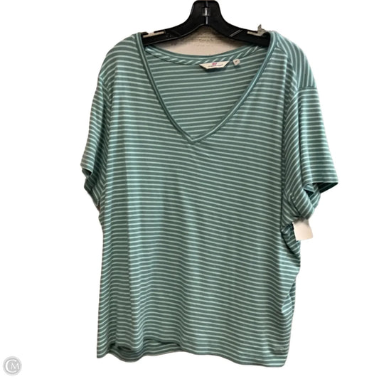 Top Short Sleeve By Vineyard Vines In Green, Size: 3x
