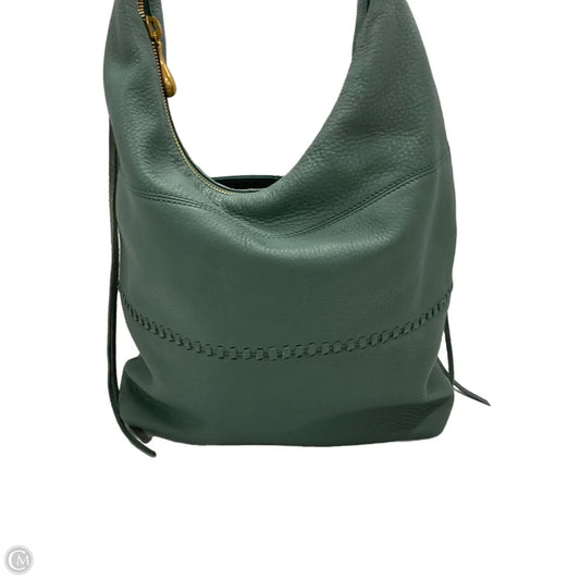 Handbag Leather By Hobo Intl, Size: Medium