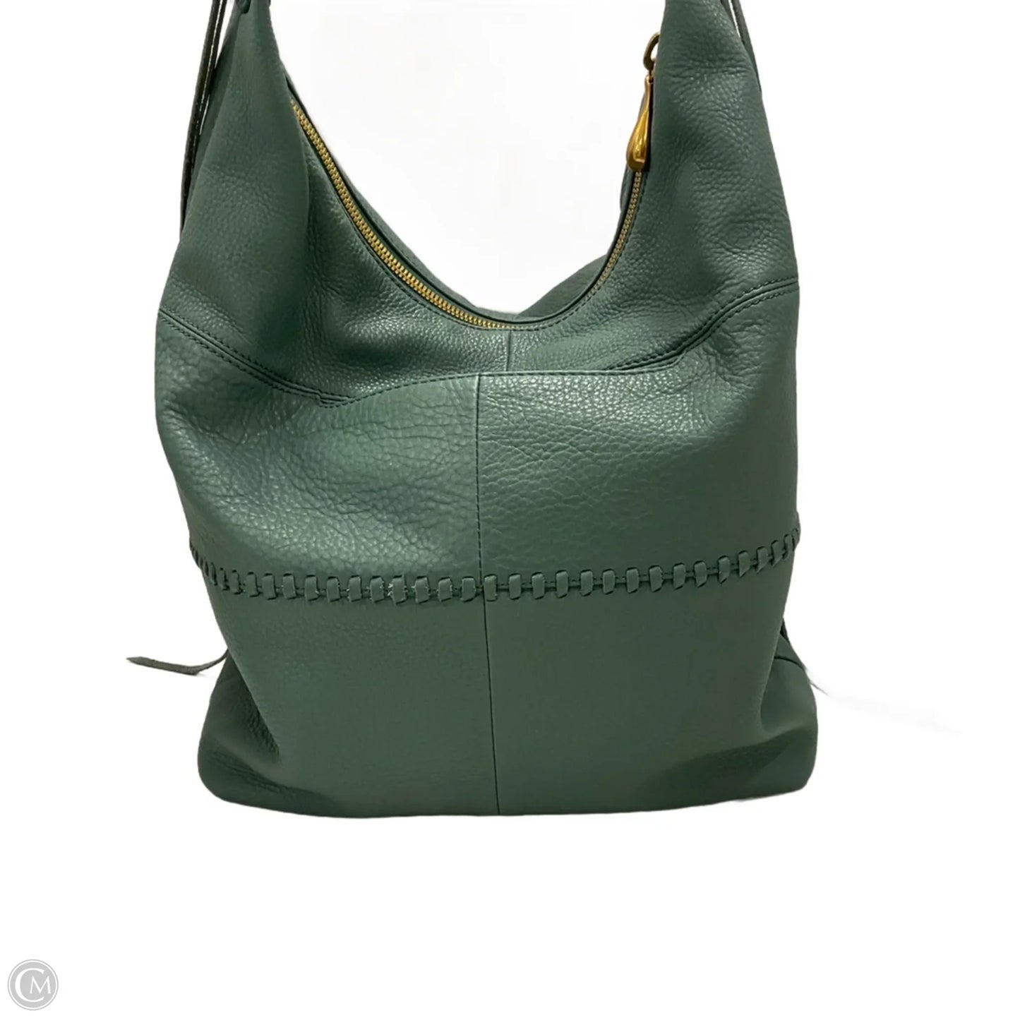 Handbag Leather By Hobo Intl, Size: Medium