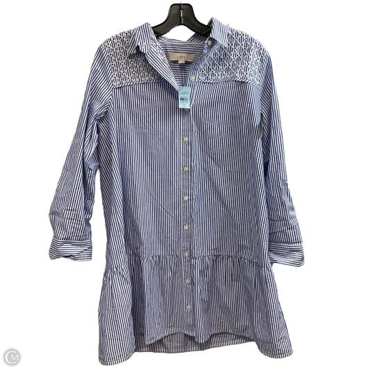 Dress Casual Short By Loft In Blue, Size: Mp