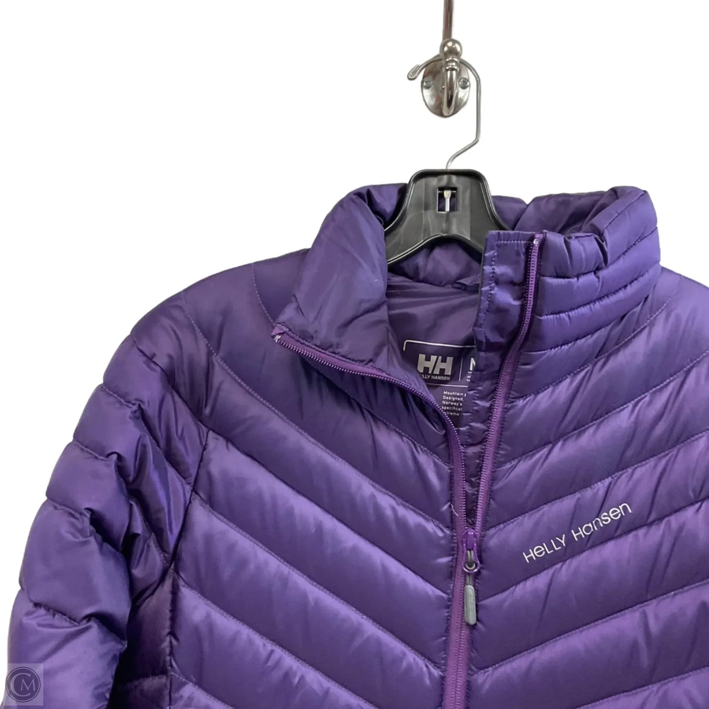 Jacket Puffer & Quilted By HELLY HANSEN In Purple, Size: M