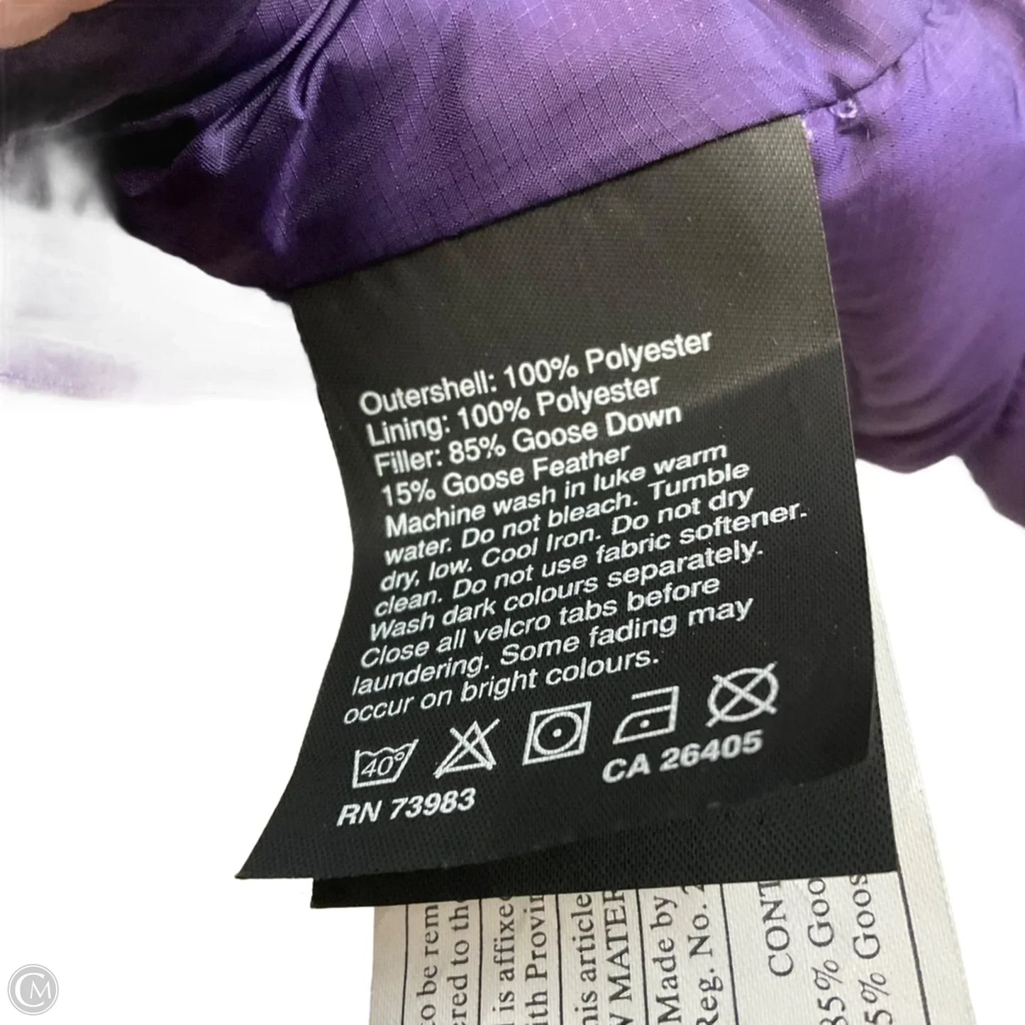 Jacket Puffer & Quilted By HELLY HANSEN In Purple, Size: M