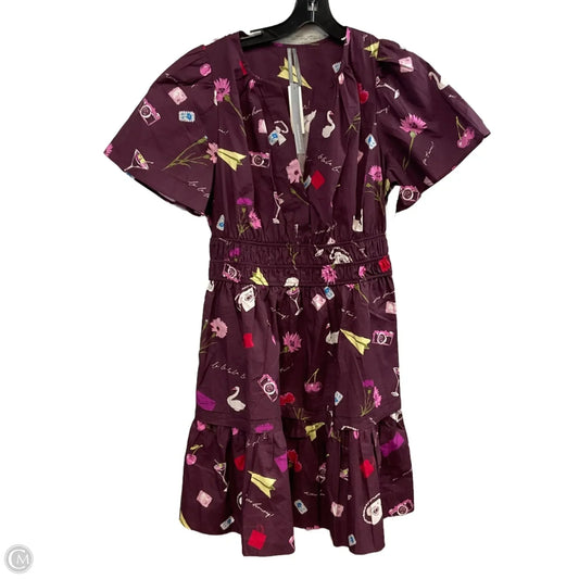 Dress Casual Short By Anthropologie In Purple, Size: S