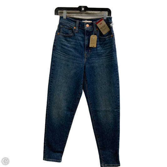 Jeans Skinny By Levis In Blue Denim, Size: 4