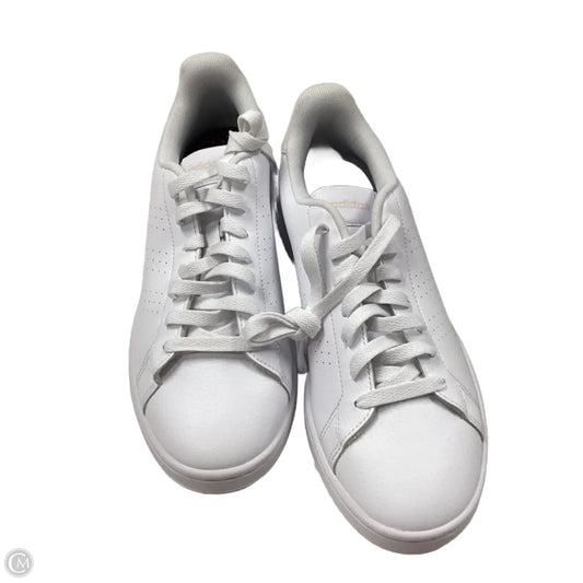 Shoes Athletic By Adidas In White, Size: 8.5