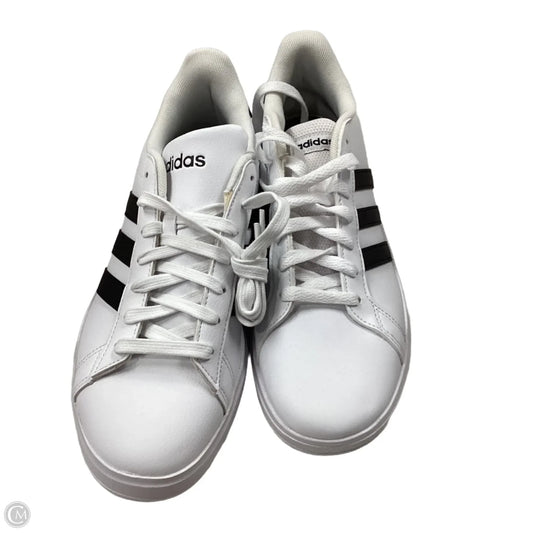 Shoes Athletic By Adidas In White, Size: 8.5
