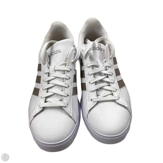 Shoes Athletic By Adidas In White, Size: 8.5