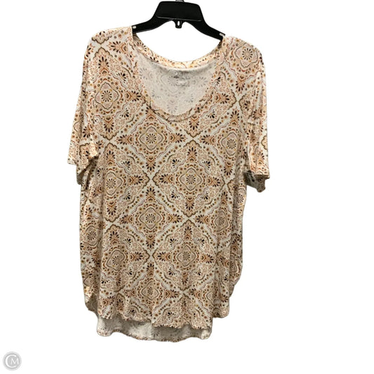 Top Long Sleeve Basic By Maurices In Cream, Size: Xl