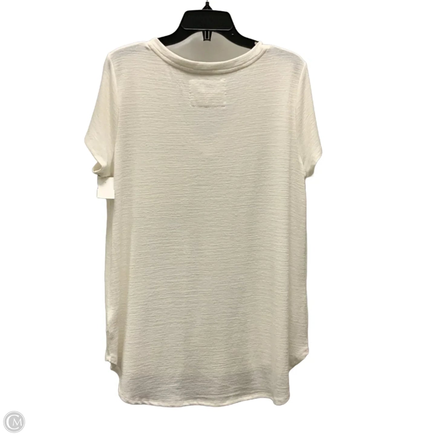 Top Short Sleeve By Cupio In Cream, Size: Xl