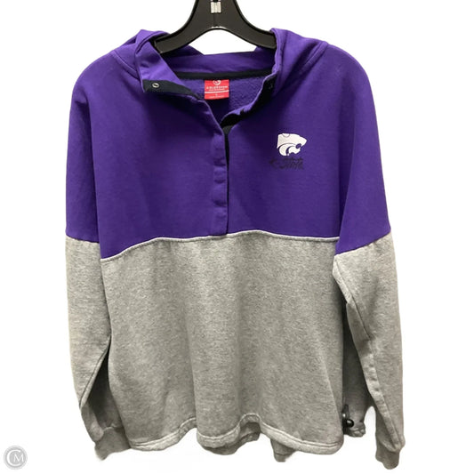 Athletic Sweatshirt Collar By Clothes Mentor In Purple, Size: L