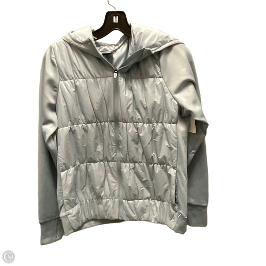 Athletic Jacket By Avia In Blue, Size: S