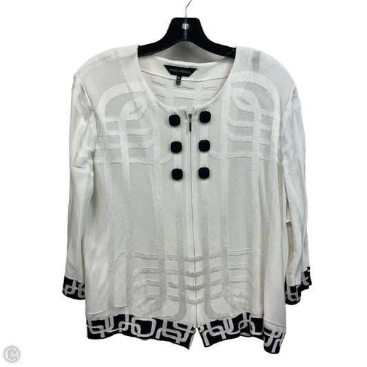 Jacket Other By Ming Wang In White, Size: Xl