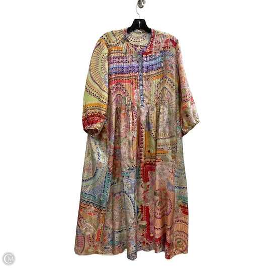 Dress Casual Maxi By Johnny Was In Red, Size: Xl