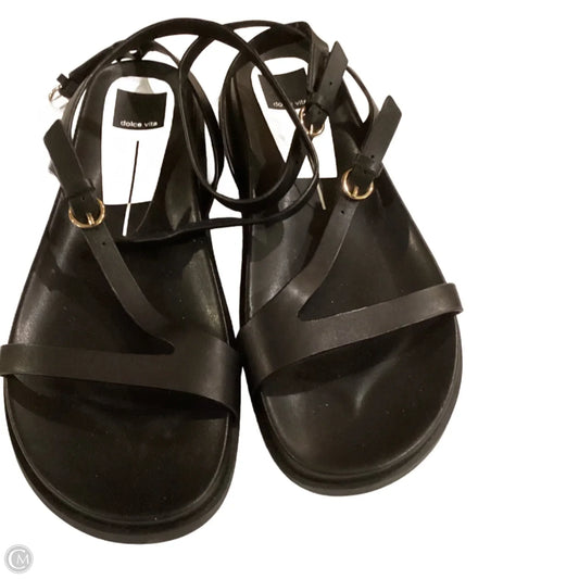 Sandals Flats By Dolce Vita In Black, Size: 10