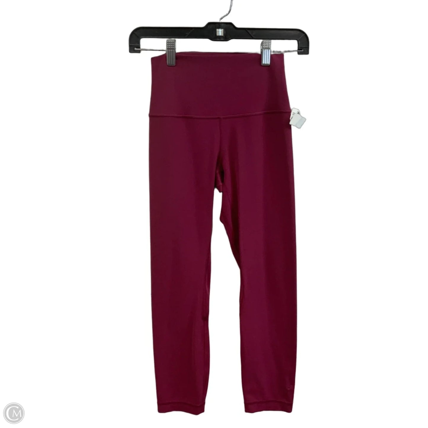 Athletic Leggings By Lululemon In Maroon, Size: S