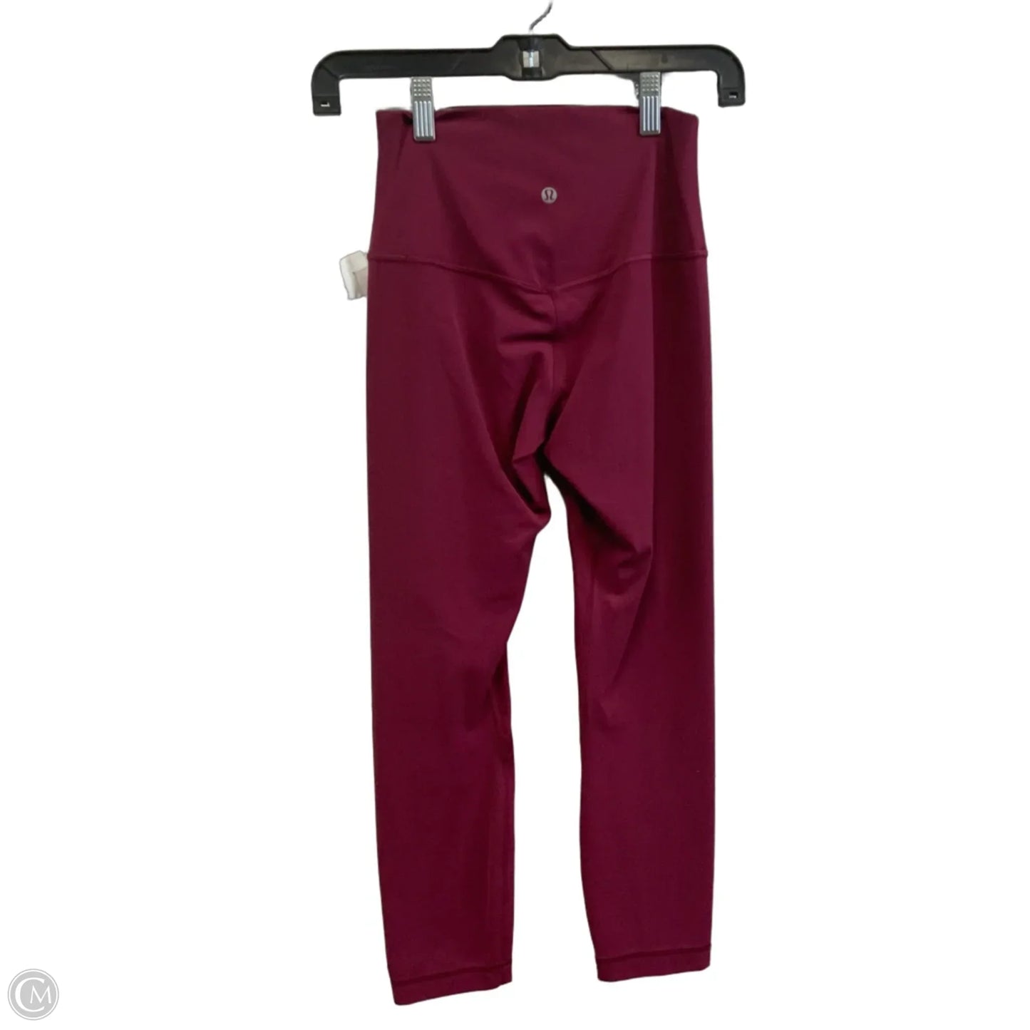 Athletic Leggings By Lululemon In Maroon, Size: S