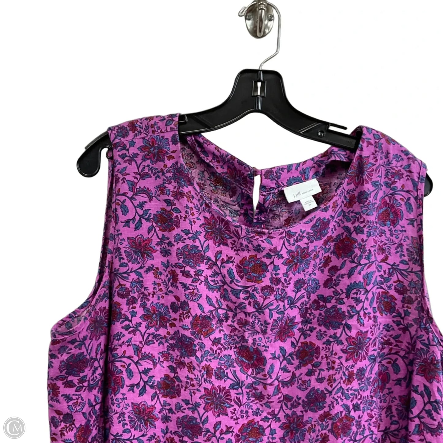 Dress Casual Midi By J. Jill In Purple, Size: 2x
