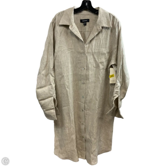 Dress Casual Short By Karen Kane In Brown, Size: Xl