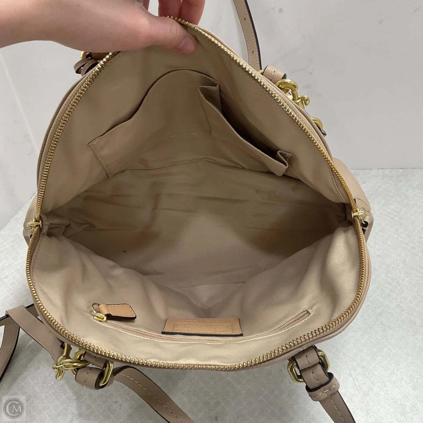 Handbag Designer By Coach, Size: Medium