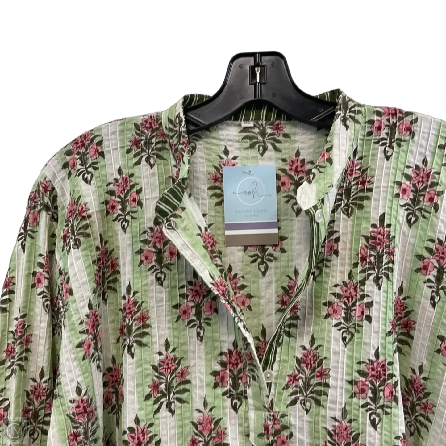 Tunic Long Sleeve By OUT OF HAND In Green, Size: Xs