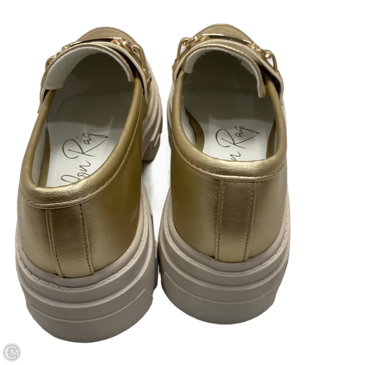 Shoes Flats By London rag In Gold, Size: 6
