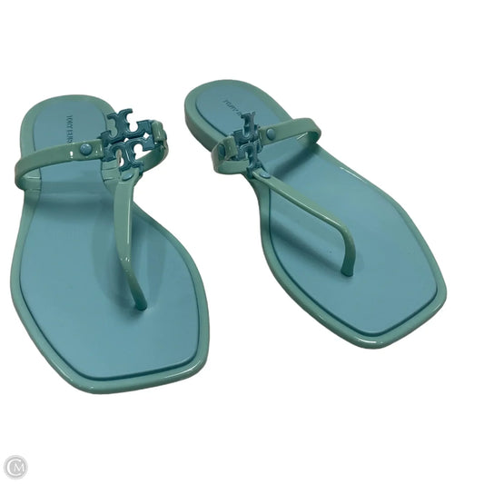Sandals Designer By Tory Burch In Blue, Size: 6