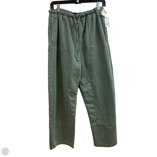 Pants Wide Leg By Gap In Green Denim, Size: S