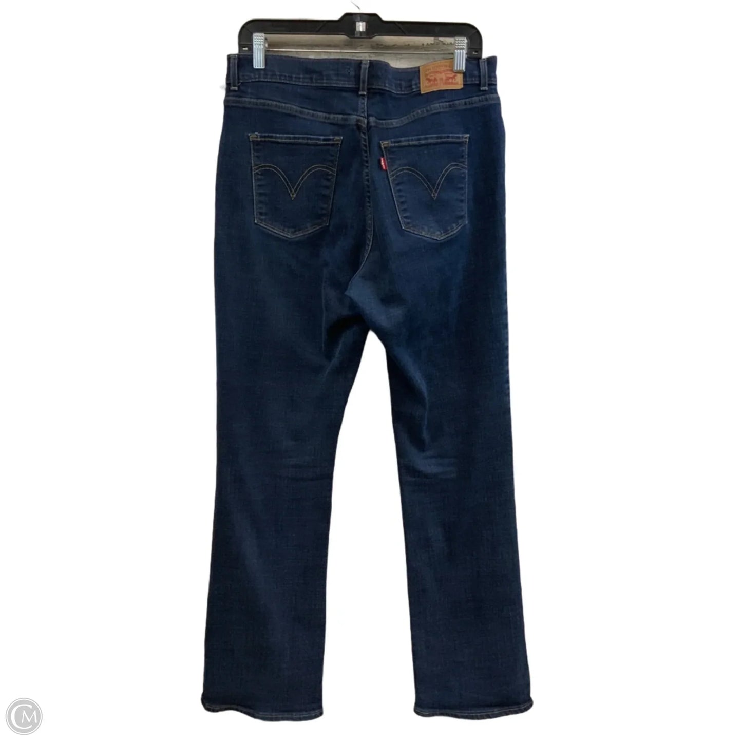 Jeans Boot Cut By Levis In Blue Denim, Size: 12