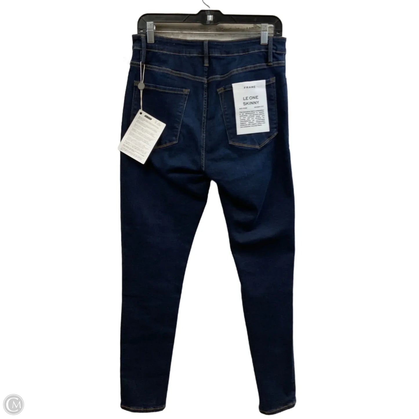 Jeans Skinny By Frame In Blue Denim, Size: 2