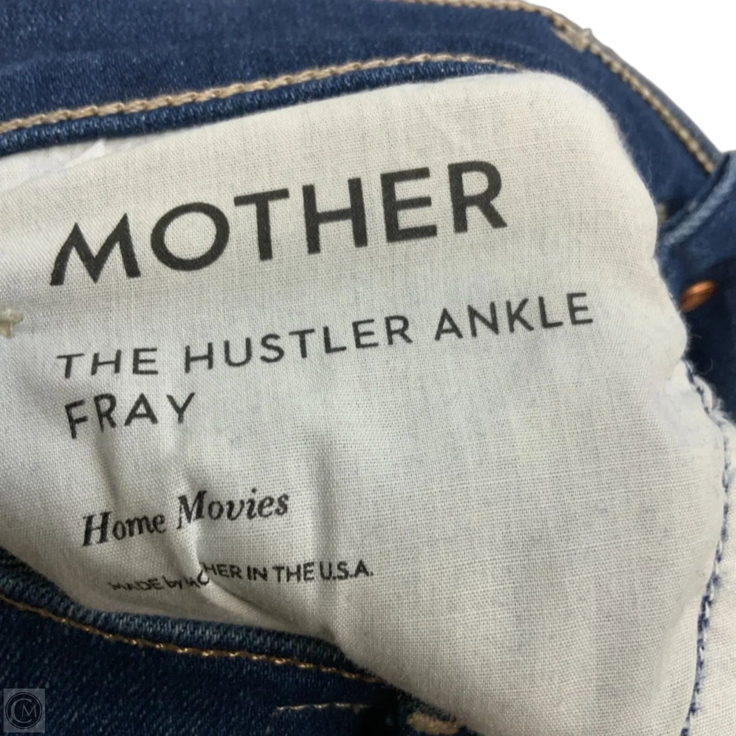 Jeans Flared By Mother In Blue Denim, Size: 2