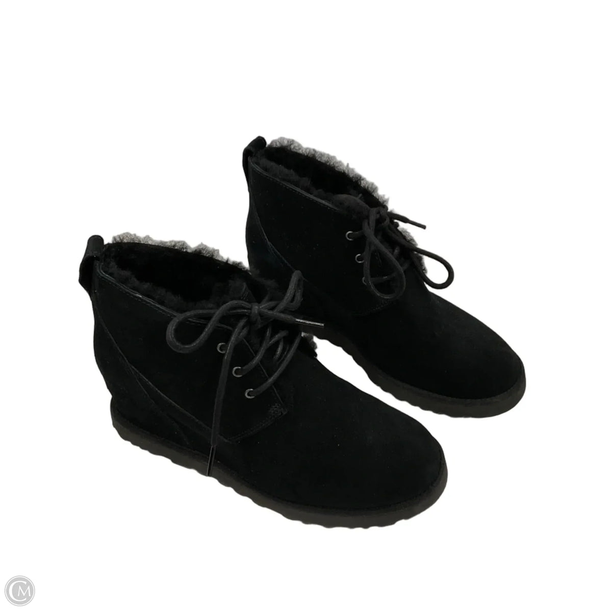 Boots Ankle Heels By Ugg In Black, Size: 9