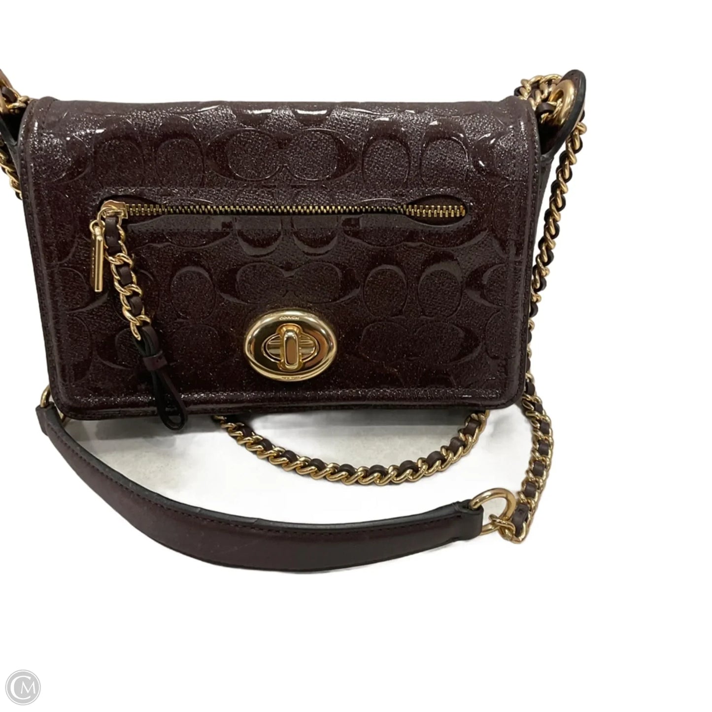 Crossbody Designer By Coach, Size: Small