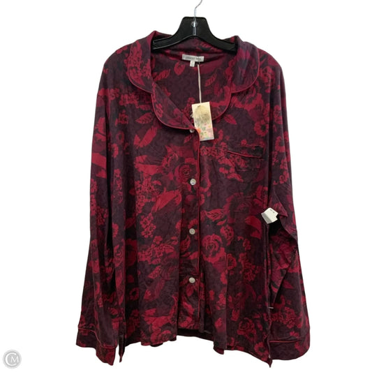 Nightshirt By Johnny Was In Red, Size: 2x
