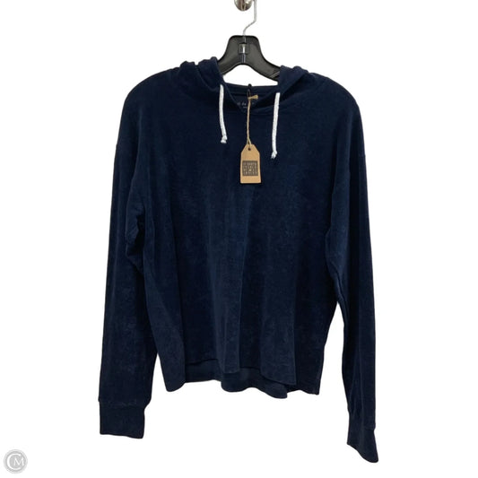 Sweatshirt Hoodie By PATI DE ST BARTH In Blue, Size: L
