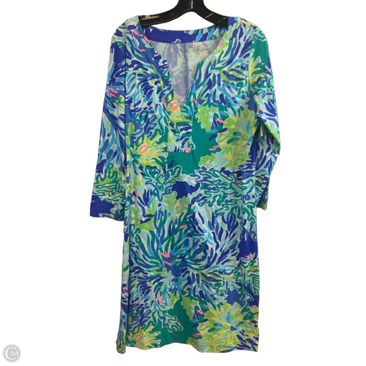 Dress Casual Short By Lilly Pulitzer In Blue, Size: L