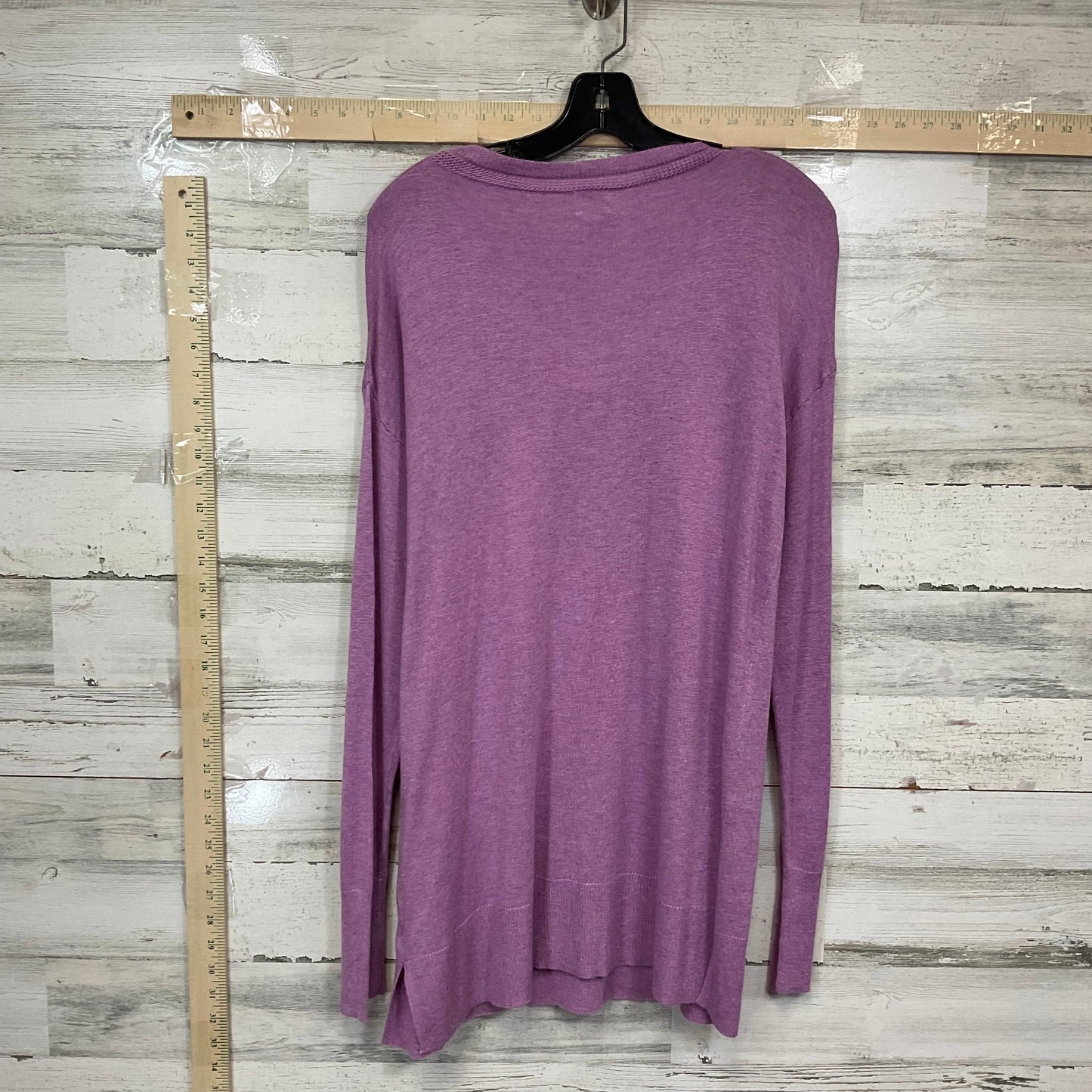 Top Long Sleeve By A New Day In Purple, Size: L