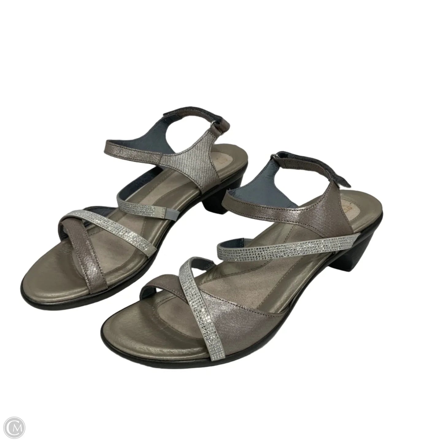 Sandals Heels Wedge By Naot In Grey, Size: 10