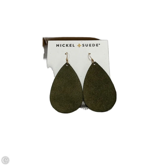 Earrings Dangle/drop By Nickel & Suede
