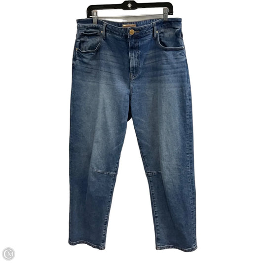 Jeans Wide Leg By Kut In Blue Denim, Size: 14