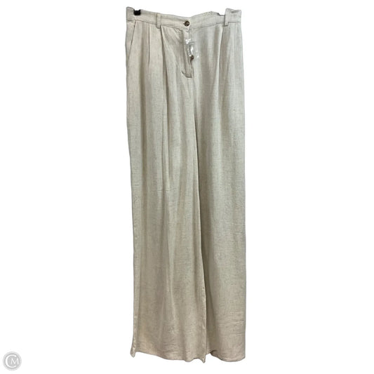 Pants Wide Leg By Blu Pepper In Tan, Size: M