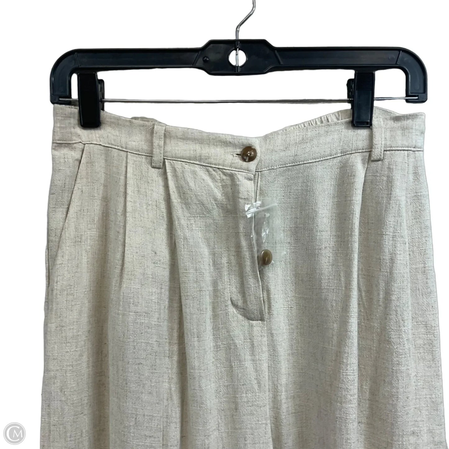 Pants Wide Leg By Blu Pepper In Tan, Size: M